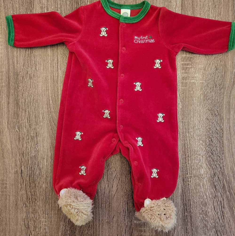 New w/o tags first Christmas onesie